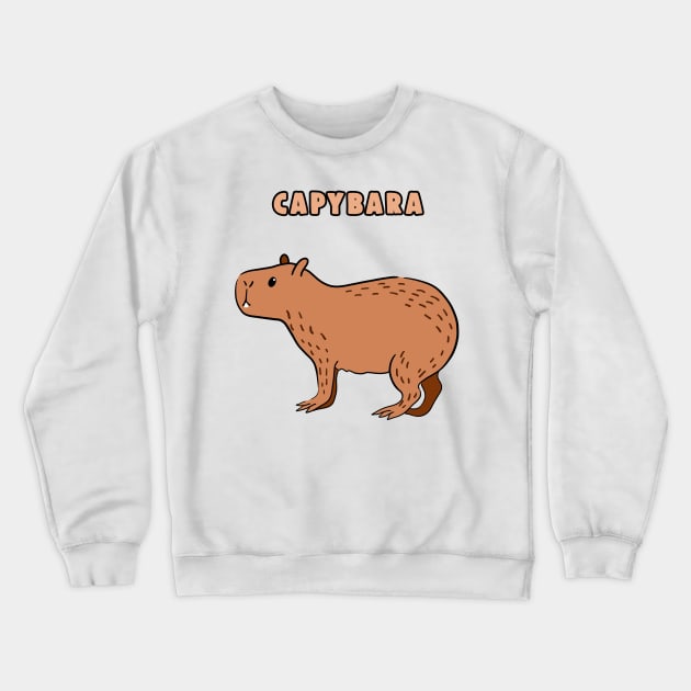 Capybara Memes Crewneck Sweatshirt by Barnyardy